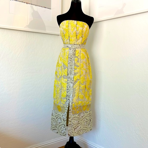 hm gold jacquard dress Gold Sequin Quinceañera Ball Gown by Bella Princess Couture PQ1066 – SNK  Dress
